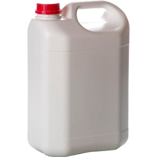 Bilde av  PLASTKANNE 5 L NATUR 160 GR,UN,M/TREKANT