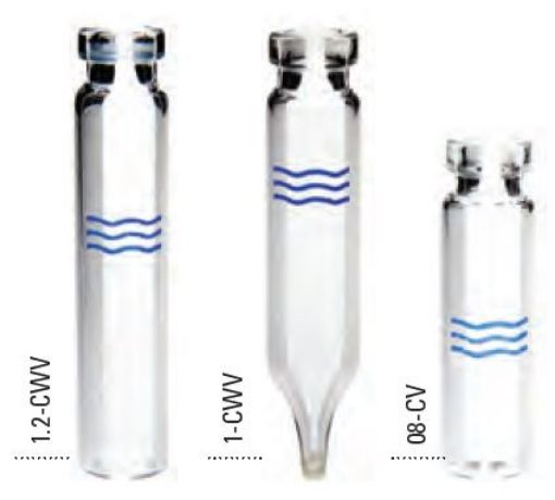 Bilde av Utgått - .9ML CRIMP TOP FIXED INSERT VIAL - CLEAR ( MICRO+™)