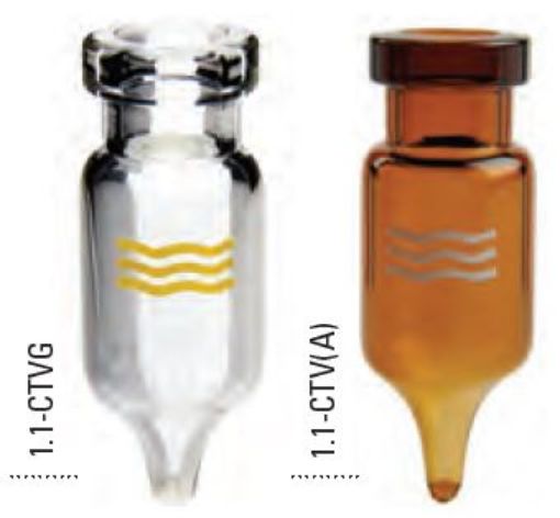 Bilde av Utgått - VIAL 12X32 1.1ML PULLED PTCLR 11MM CRIMP, 500/PK