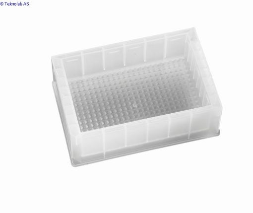 Bilde av 384 well reservoir, pyramid bottom, natural polypropylene