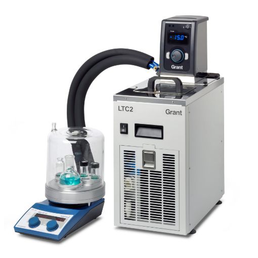 Bilde av DrySyn Snowstorm Reactor Kit: includes 1 x base plate with hose barb connectors, glass inerting dome