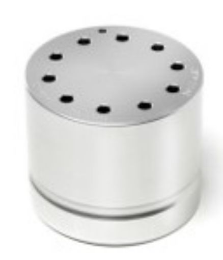 Bilde av DrySyn NMR Heating Insert: single insert with 10 wells, each 5.5 mm diameter designed to suit 5.3 mm