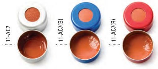 Bilde av Utgått - 11MM ALUMINIUM CRIMP CAP (RED) TYPE 7 RUBBER/PTFE