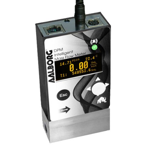 Bilde av Eksempel: Mass Flow, Volumetric Flow, Gas Pressure and Temperature