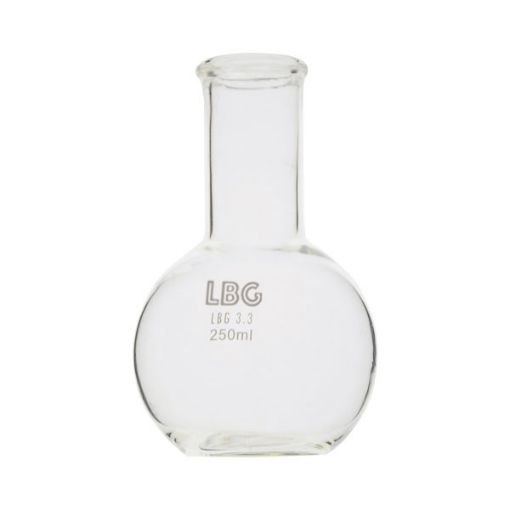 Bilde av Boiling flask, flat bottom, narrow neck, 500 ml, LBG 3.3, 8 pcs