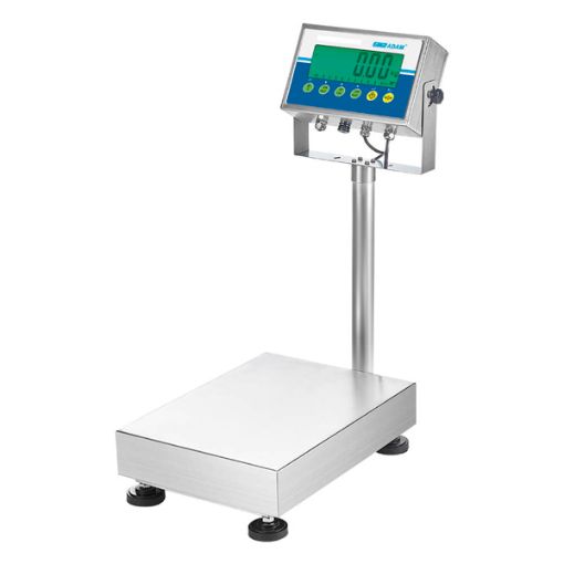 Bilde av Industrial washdown scales, ADAM, Gladiator series, 150 kg x 5 g, 400 x 500 mm, EU plug