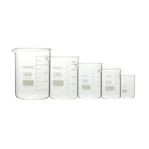 Bilde av Beaker set, low form, LBG 3.3