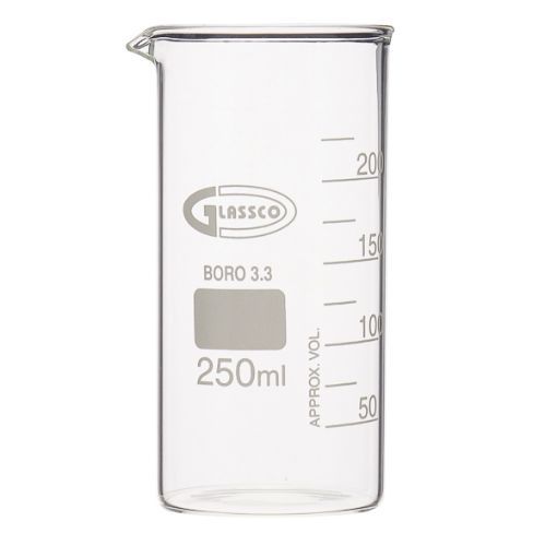 Bilde av Beaker tall form, 250 ml, GLASSCO, 10 pcs.