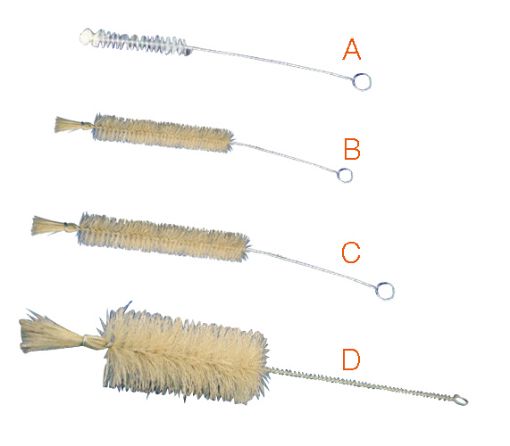 Bilde av Brush for test tubes, nylon, 2 pcs