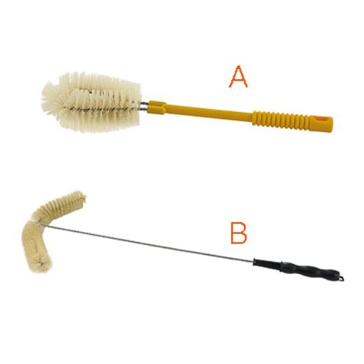 Bilde av Brush for bottom flasks, natural bristle, width 220 mm