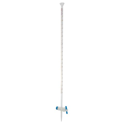 Bilde av Burette with PTFE straight stopcock and funnel top, class A, 10 ml