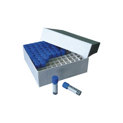 Bilde av Carton freezer box for 100 cryotubes up to 2 ml, white