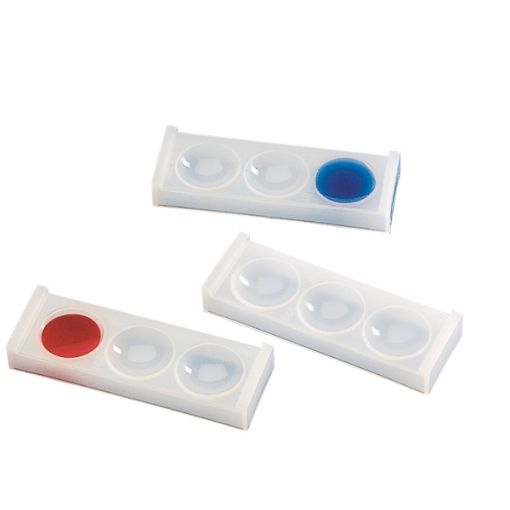 Bilde av Colorimetric 3 cell tray, polyethylene, 28x58 mm, 10 pcs