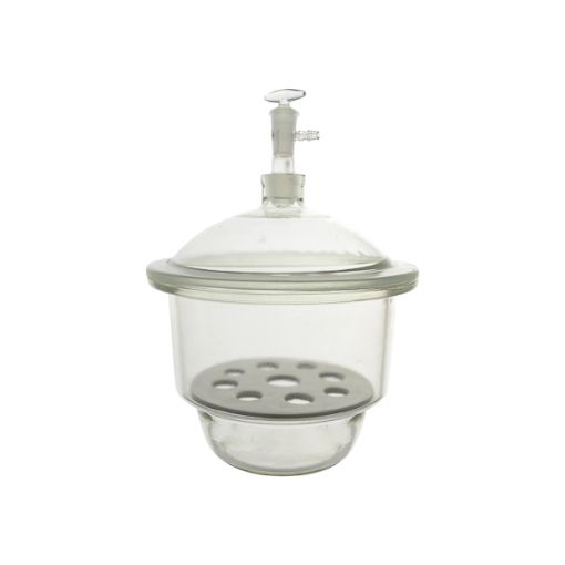 Bilde av Vacuum type desiccator, glass stopcock and lid, 200mm, LBG N