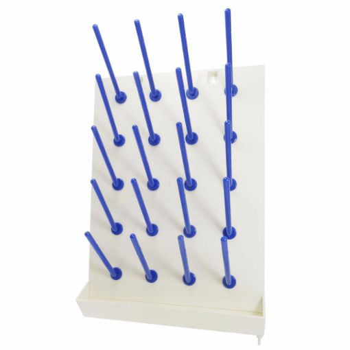 Bilde av Wall draining rack for labware, 20 pos.