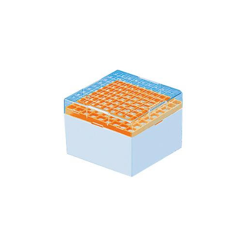 Bilde av PC freezer box for 1-2 ml cryo tubes, orange