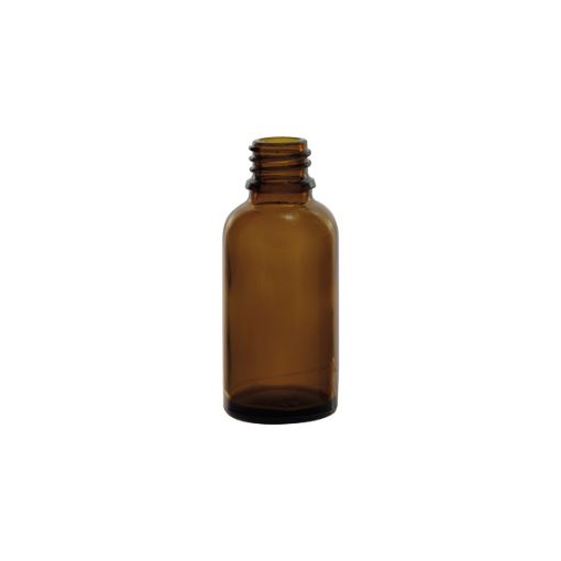 Bilde av Glass bottle narrow neck, amber, DIN-18, 50 ml, 88 pcs