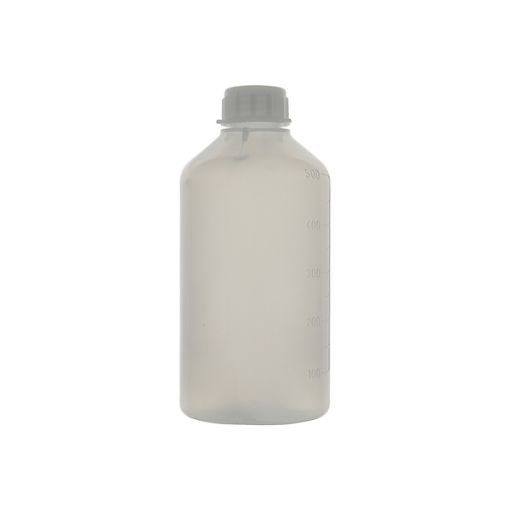 Bilde av Narrow neck graduated bottle, cylindrical, LDPE, 2000 ml, 55 pcs