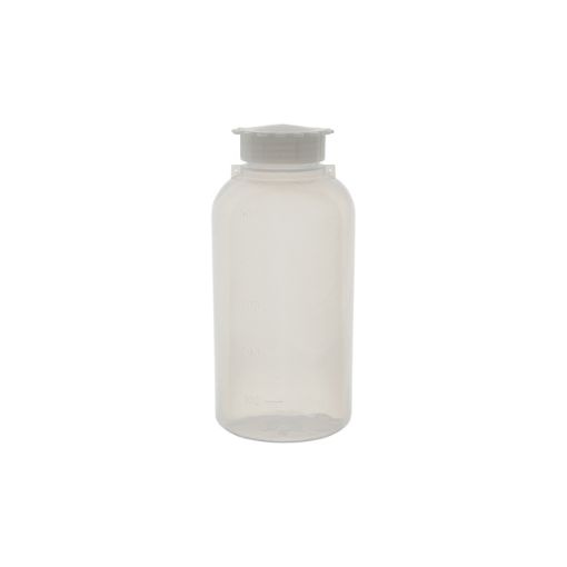 Bilde av Wide mouth bottle graduated, cylindrical, LDPE, with star cap, 250 ml, 10 pcs