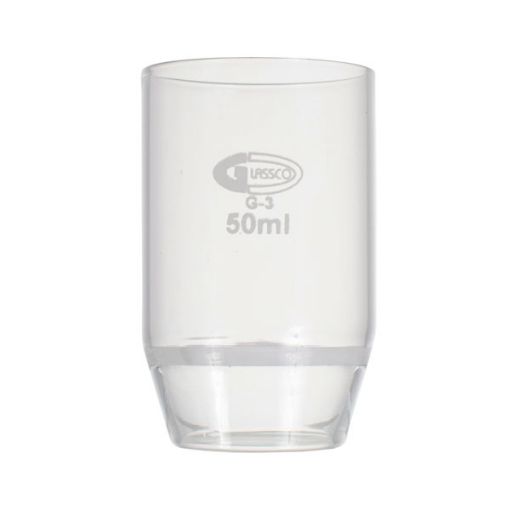 Bilde av Crucible with filter plate, porosity 0, cap. 50 ml , Ø 40 mm, 10 pcs