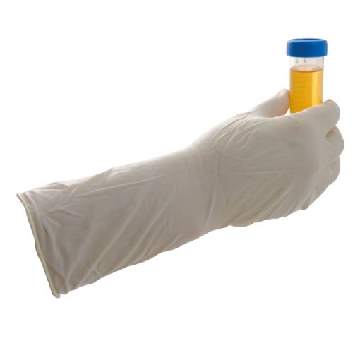 Bilde av Latex exam gloves, sterile, powdered, size 7,5, 50 pcs