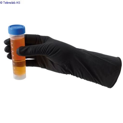 Bilde av Disposable extra-long nitrile gloves, size M, 50 pcs