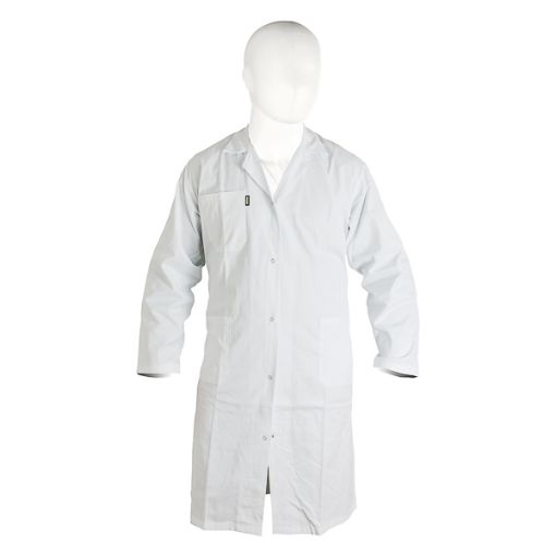 Bilde av Lab-coat 100% cotton, man, white, size XL (62 - 64)