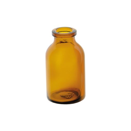 Bilde av Amber crimp cap sample vial, type III, neck Ø20 mm, 10 ml, 192 pcs