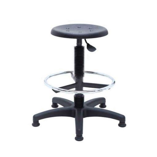Bilde av High laboratory stool with footrest