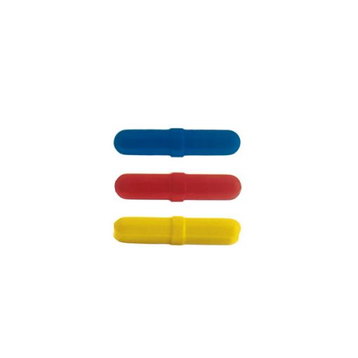 Bilde av Magnetic stirring bar, octahedral, coloured, red, d 8 x L 22 mm, 5 pcs