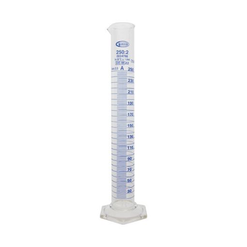 Bilde av Measuring cylinder hexagonal base, 10 ml, class A, Premium Line