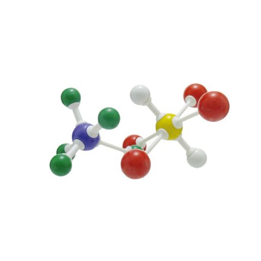 Bilde av Molecular models, Teacher set, box with 100 balls, 36 long bonds and 50 short bonds
