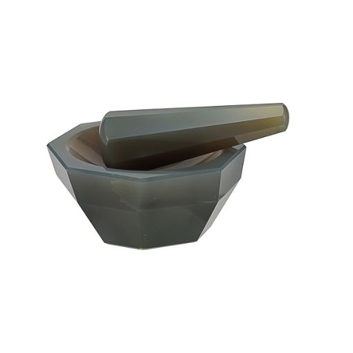 Bilde av Agate mortar with pestle, Premium Line, Øext 115 mm, Øint 100 mm, h 51 mm