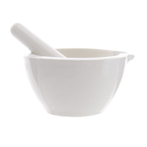 Bilde av Mortar with spout and pestle, porcelain Premium Line, 2000 ml