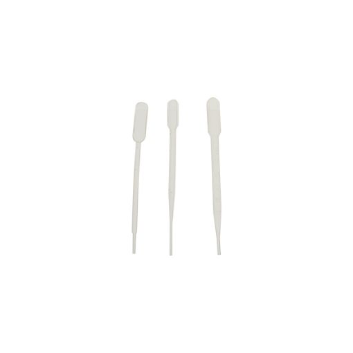 Bilde av PE transfer Pasteur pipettes, graduated each 0,5 ml up to 2 ml, overall vol. 5 ml, 500 pcs