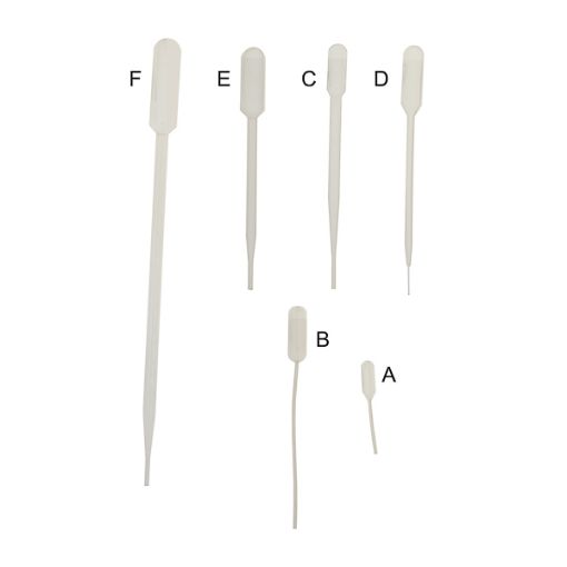 Bilde av Transfer Pasteur pipette, vol. 1,2 ml, non-gradauted, 65 mm lenght, 500 pcs box