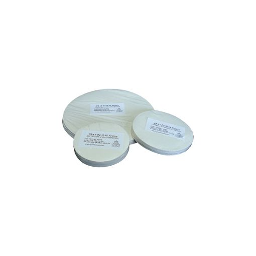 Bilde av Qualitative disc filter paper for general use, medium flow rate, Ø125 mm, 100 pcs