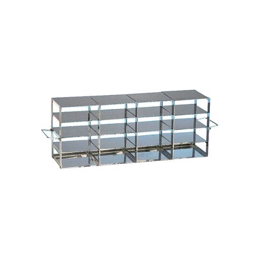 Bilde av Rack for upright freezers, stainless steel, for 3 x 3 cryoboxes of 50 mm tall