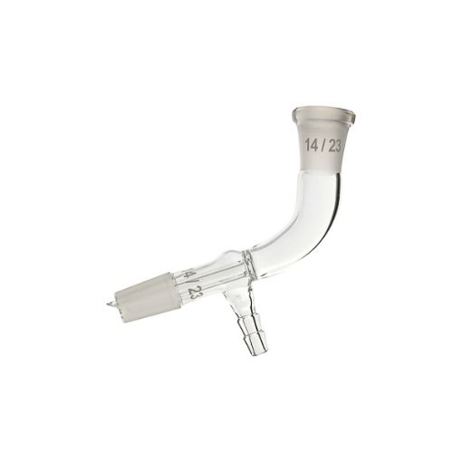 Bilde av Receiver adapter, bent at 105º, with internal tube and lateral hose, 24/29, LBG 3.3