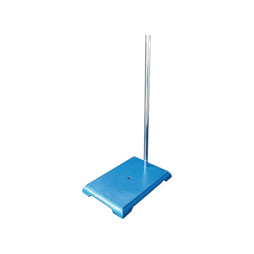 Bilde av Retort stand (cast iron) 200x140 mm, with chromium plated iron rod 600 x Ø10 mm, 1 pc