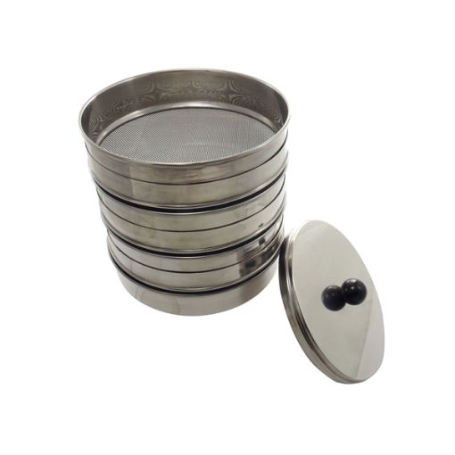 Bilde av Bottom for stackable laboratory sieves acc. ISO 3310/1, 200 mm