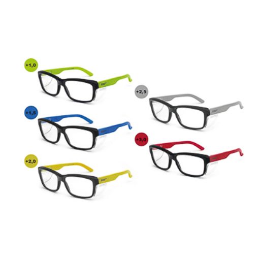 Bilde av Safety Reading Glasses Premium Line, WORK&FUN series, +1,5