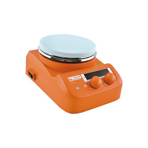 Bilde av Magnetic stirrer with heating, LBX H03D, ceramic coated plate and digital regulation, 3 L, EU plug