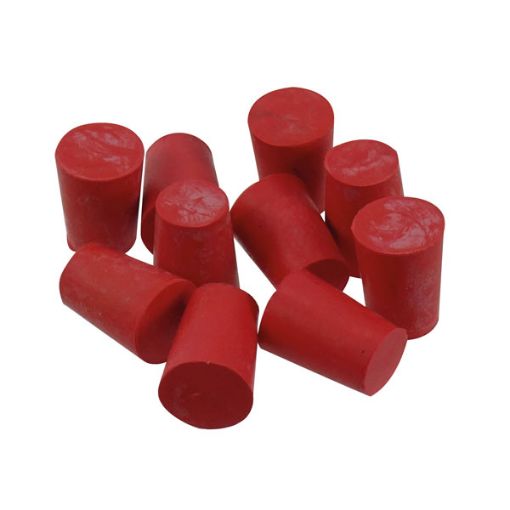Bilde av Rubber stopper, solid, Øtop. 14 mm, Øbottom 11 mm, h 18,5 mm, 25 pcs