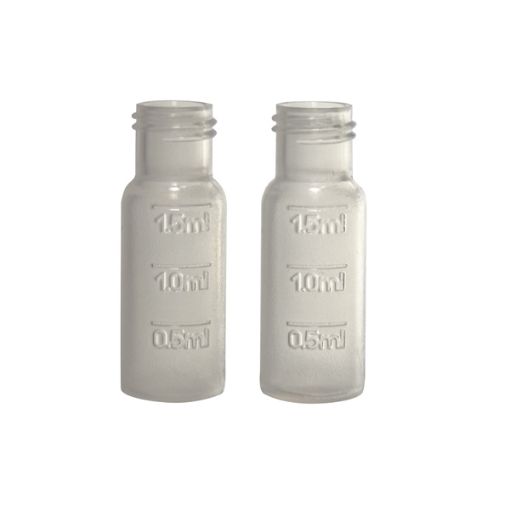 Bilde av Screw vial for chromatography, clear PP, 12x32 mm, 2ml, 9-425, 100 pcs
