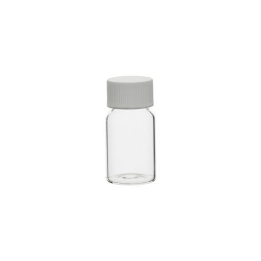 Bilde av Clear glass sample vial with white screw cap and EPE joint, 4 ml, 306 pcs