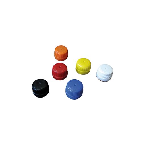 Bilde av Screw cap PP28 with security seal, white, 20 pcs