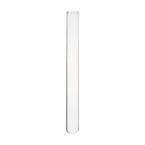 Bilde av Disposable test tube without rim, vol. 8 ml, Ø13x100 mm, Normal glass LBG N, 0,6 mm thick wall, 8 x