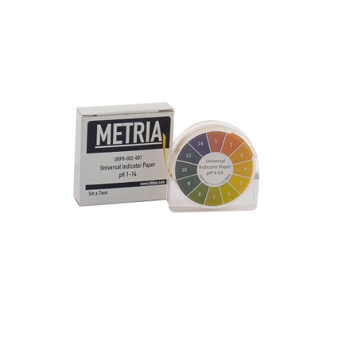 Bilde av Universal Indicator pH 1 - pH 11, 1 roll (5 m x 7 mm)