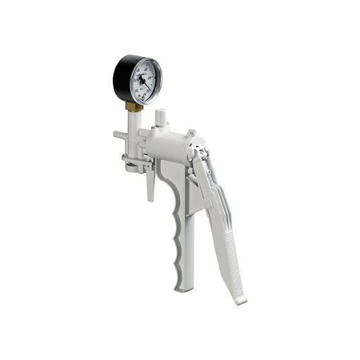 Bilde av Hand operated vacuum pump with vacuum gauge, 625 mmHg